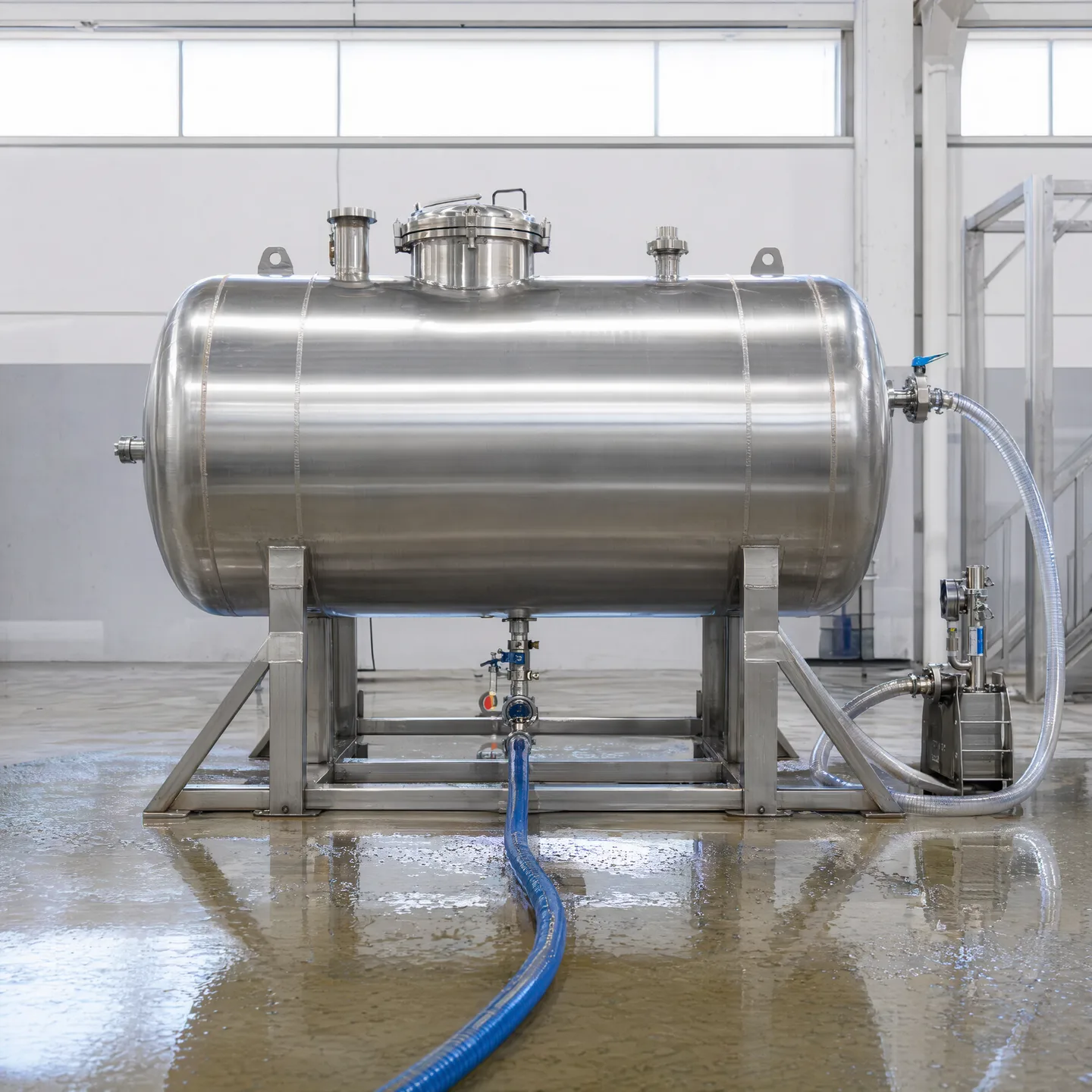 Anonymized university chemical tank test or assembly evidence